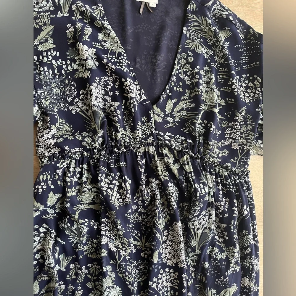 Anthropologie HD In Paris Floral Maxi Dress Spring Easter SZ M - Picture 4 of 8